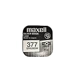 MAXELL 377 Batterie silberoxide 1,55V, 5X Einzelblister