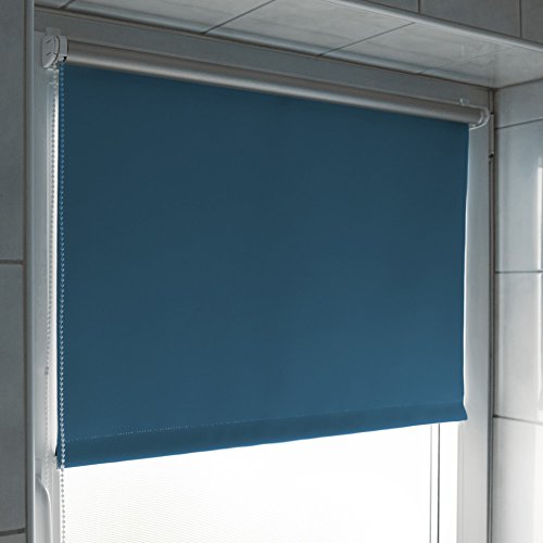 Thermo-Rollo Blau 110x150cm Klemm Fix Rollo - 2