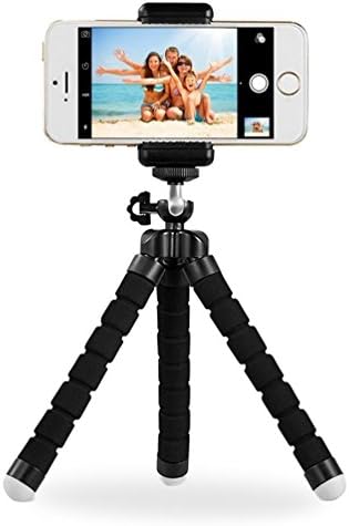 Octopus Phones Tripod,Flexible Lightweight Tripod with Bluetooth Remote Shutter Release and Universal Clip Selfies Tripod for iphone ipod Smartphone Gopro Digital Action Camera Create Amazing Photos