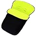 iSafe Buddy Jet Carseat Footmuff - Lime (Black / Lemon)