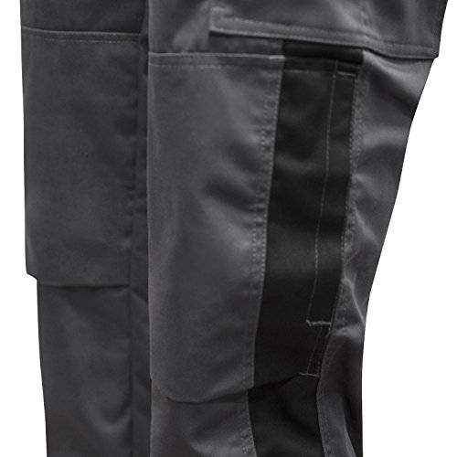 KERMEN – Arbeitshose Berlin Pro Bundhose 280 GR Schwarz Grau – made in EU - 5