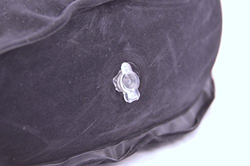 Meditationskissen, aufblasbares Reise-Meditationskissen: SAMTEN MOON, Halbmond / Hörnchen; Yoga Meditationskissen, Yoga Kissen, Zafu, geeignet für Anfänger, 410g leicht - 6