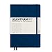 Leuchtturm1917 342922 Carnet Medium (A5), 249 pages numérotées, bleu marine, ligné