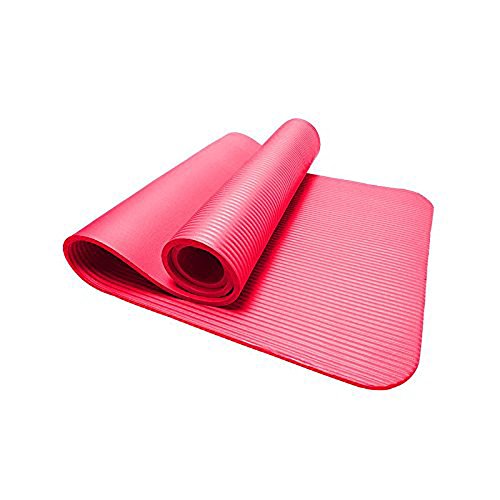 Weiyikang extra spessa ad alta densità NBR Exercise yoga Mat con tracolla, Pink