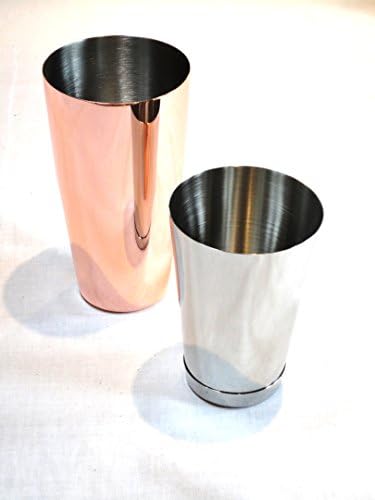 Copper Boston Can 28oz & 18oz Stainless Steel Boston Tin Set