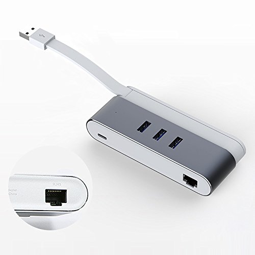 Preisvergleich Produktbild HAIT HUB USB3.0 Gigabit LAN Driverless Laptop Tablet Kabelkonverter