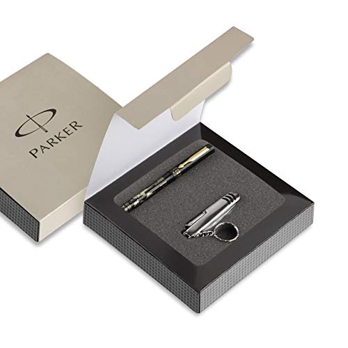 Parker Beta Millenium GT Ball Point Pen Gift Set - With Swiss Knife