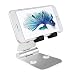 Produktbild Tablet Ständer Einstellbare, 4 -12 Zoll, ZOORE Verstellbare Foldable Staender - Tablet Halter 360 °drehbarer Aluminiumlegierung-Tischplattenhalte für iPad, iPhone , Samsung, Kindle, Nexus - Silber