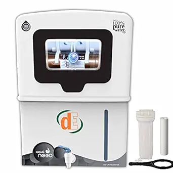 DE Delight Water Purifier | Multi-Stage Advanced Technology | TDS Adjuster | Water Filter Work up to 3000 TDS | Best for Home, Kitchen & Office | 15 LTR