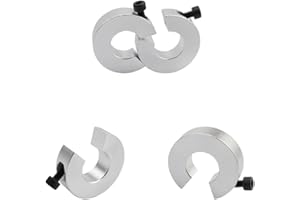 0XBIT 4 Stück SBR16 Linearschienen Anschlagringe, Linearer Schienenstopper, Limit Fixer Ring mit Oxidierter Oberfläche, Schienenstopper für Lebensmittelmaschinen und Elektronische Geräte