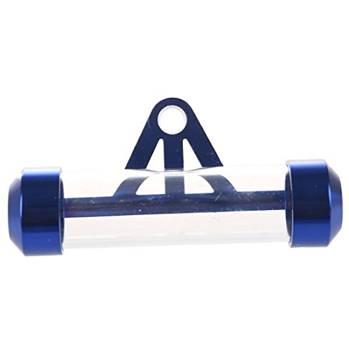 TOOGOO(R) Soporte de tubo de disco de impuesto de metal Moto Scooter Motocicleta Ciclomotor Impermeable a la lluvia-Azul