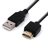 Wichtiger Hinweis: Nur zum Aufladen geeignet, keine Übertragung von Videodaten. Kann für das Aufladen von USB-Anschluss zu Gerät wie bei einer Festplatte mit HDMI-Anschluss verwendet werden. Das Aufladen von USB zu HDMI ist nicht möglich.