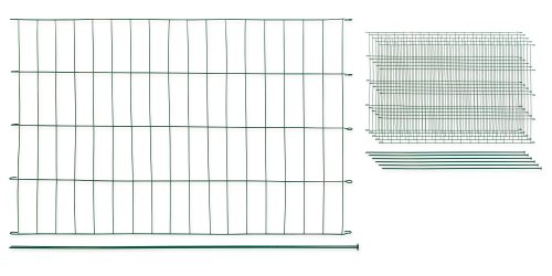 Metall Teichzaun – Set „Dorp“ 11 tlg. – 575 x 78 cm, Tiergehege, Gartenzaun, Campingzaun, Steckzaun, Zaunmatten, Hühnerzaun, Hundezaun, Katzenzaun, Rankhilfe - 4