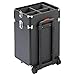 Beautify Professional Elegant Black 4-in-1 Aluminium Cosmetics Case Beauty Trolley/Vanity Box