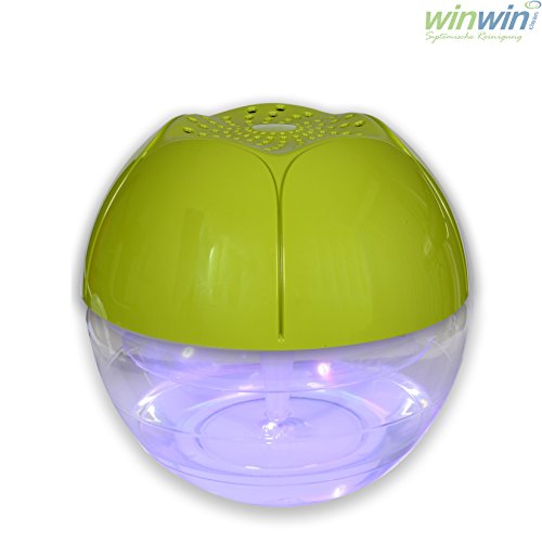 winwinCLEAN AIR Blow (Grün) mit Luftreinigerkonzentrat fresh AIR „green APPLE“ 500ml + NEUES Modell 2016 + mit UV-Entkeimung + sehr leise - 2
