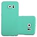 Produktbild Cadorabo Hülle für Samsung Galaxy S6 - Hülle in Frosty GRÜN - Hardcase Handyhülle im matten Frosty Design - Schutzhülle Bumper Back Case Cover