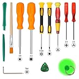 【Compatibilidad universal】- Este kit de herramientas, hecho especialmente para los productos modernos de Nintendo y muchos otros periféricos de juego, duradero y conveniente, le permite trabajar de manera más eficiente.