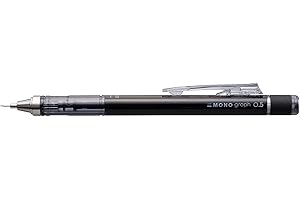 ‎TOMBOW Tombow MONO graph Druckbleistift 0,5 mm, schwarz, HB, präzises Zeichnen mit 4-mm-Spitze, Schüttel-Mechanismus, inkl. nachfüllbarer Radierer [SH-MG11]