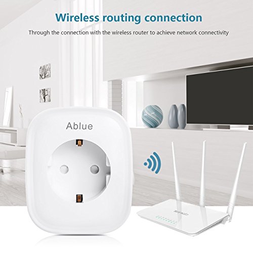 confronta il prezzo Presa Intelligente, Ablue Smart Wifi Spina con Interruttore senza Fili per Gestione Luci e Dispositivi Elettronici, Lavora con Alexa e L'assistente di Google, Controllo Remoto tramite App Gratuita per Android e IOS miglior prezzo