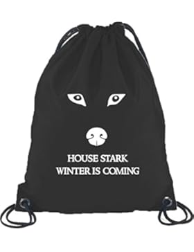 Shirtstreet24, WOLF FACE, Turnbeutel Rucksack Sport Beutel