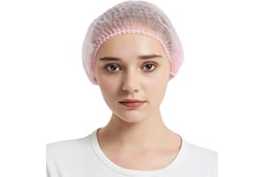 ADHOC SPORT 100 Gorros Desechables, cofia, redecilla para el Pelo, un Solo Uso. para estética, Limpieza, Cocina, Uso Sanitario, Veterinario, Dentista, Enfermera, quirofano