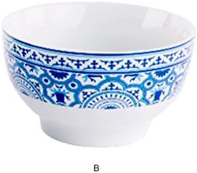 Porcelain Bowl. Tiles Blue 2 Models