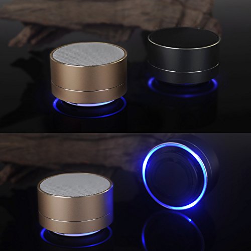 Altavoces Bluetooth inal mbricos mini altavoces port tiles de metal Bluetooth con micr fono incorporado y soporte para tarjeta TF compatible con iPhone iPad Samsung Nexus HTC y m s Negro reviews Altavoces Bluetooth inal mbricos mini altavoces port tiles de metal Bluetooth con micr fono incorporado y soporte para tarjeta TF compatible con iPhone iPad Samsung Nexus HTC y m s Negro