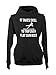 Produktbild It Takes Skill To Trip Over Flat Surfaces Komisch Zitat Damen Hoodie Sweatshirt Schwarz Small