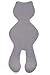 Produktbild Universal atmungsaktiv Baby Sitzauflage für Babyschale 0-13 kg, Farbe: FOGGY GREY