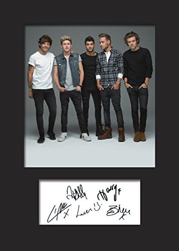 Preisvergleich Produktbild One Direction # 3 A5 Autogramm Druck