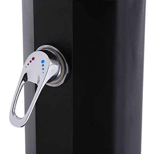 ZELSIUS Solardusche „Parkes“ Gartendusche mit Wasserhahn Pool Dusche 35 Liter Schwarz - 3