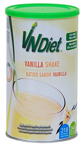 Batido de vainilla sustitutivo de una comida para adelgazar, alto en proteína. VNDiet