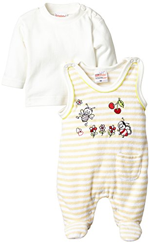 Schnizler Unisex Baby Footies -  Yellow - 0-3 Months