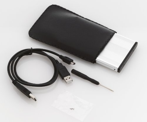 deleyCON USB-Gehäuse, extern – USB 2.0 – Silber 2,5 zoll - 6