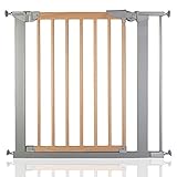 BabyDan True Pressure Avantgarde Baby Safety Stair Gate Silver Beech All Widths (77.5cm-84.4cm)