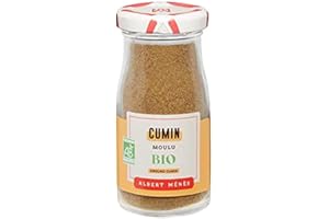 Cumin Moulu Bio - La Caravane Des Épices - 100% d’Ingrédients Naturels - Arôme Puissant et Chaud - Certifié IFS et Ecocert - Produit Conditionné en France - 35g - ALBERT MÉNÈS