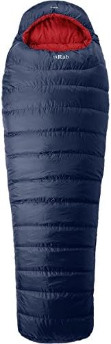 Rab Ascent 500 Mummy Sleeping Bag Mid-Weight Down Filled Warm Sleeping Bag Mild to Moderate Conditions Walking, Camping, Hiking, Mountain Use
