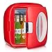 Produktbild 9L Auto Kühlschrank Mini Kleinen Kühlschrank Schlafsaal Student Office Car Home Dual-Use Kühlschrank,Red