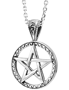 Kraftvolles Pentagramm Halsbänder Pentagramm, Siegel Salomos Anhänger (mit Marken Geschenkpackung)