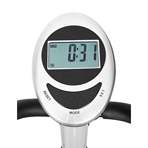 Klarfit ELLIFIT BASIC20 - Vélo elliptique, Ergomètre, Crosstrainer, Freinage Magnétique, Ordinateur, Mesure du pouls, Vélo Pliable, LCD, 8 paliers, Acier, Gris Klarfit ELLIFIT BASIC20 - Vélo elliptique, Ergomètre, Crosstrainer, Freinage Magnétique, Ordinateur, Mesure du pouls, Vélo Pliable, LCD, 8 paliers, Acier, Gris