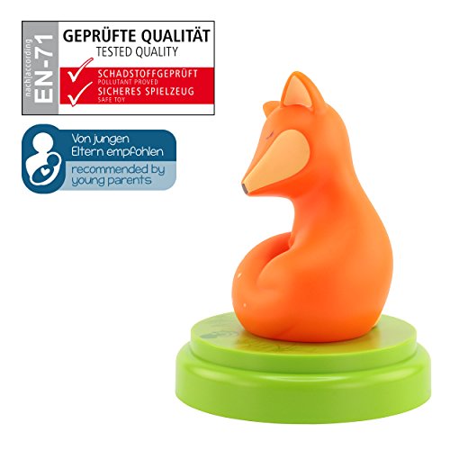 ANSMANN LED-Nachtlicht niedlicher Fuchs für Kinder/Babys Cartoon Orientierungslicht Einschlafhilfe autom. Abschaltung Touchsensor – Bestätigte Kindersicherheit, von jungen Eltern empfohlen - 2