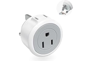 US to UK Plug Adapter,SHUOMAO 2 in 1 USA to UK Converter Plug Adaptor with 13A Fuse,USA Travel Adapter for America,Canada,Japan and More Type A,B Plug