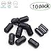 Price comparison product image Topnisus [Pack of 10] Clip-on Ferrite Core Ring Bead Anti-interference High-frequency Filter RFI EMI Noise Suppressor Cable Clip (5mm inner diameter)