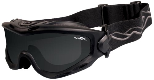 Wiley X - Gafas Protectoras Spear en Juego con 2 Cristales, Color Negro Mate, M/L, SP29B