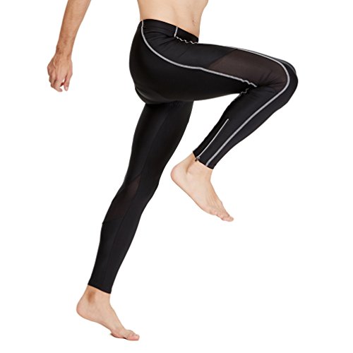 4Ucycling Herren Lange Fahrradhose 3D Sitzpolster Radhose Kompressionshose Radler Hose Fahrrad Tights Leggings - 7