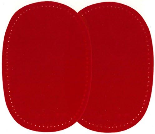 Counter Saint Merri GT Faux Suede Elbow Pack of 2 18 x 11 x 1 cm Cotton Red