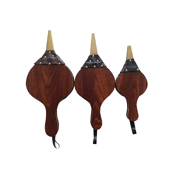 Qees Blasebalg Fr Grill Kamin Grillgeblse Braun 3 Gren Zu Whlen Mit Lederband Gfj01