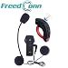 Produktbild FreedConn Motorrad Intercom Bluetooth Headset Stereo Freisprecheinrichtung BT Intercom mit Fernbedienung Unterstützt NFC, FM Radio, 1000M