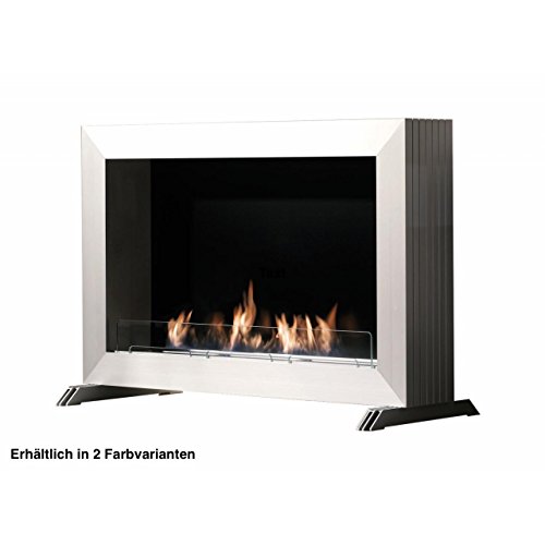 Rubyfires Ethanolkamin Standkamin Kamin Atri Bioethanol Aluminium schwarz silber schwarz