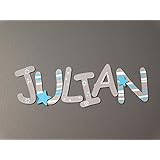 Holzbuchstaben für die Kinderzimmertür. Tolle Kinderzimmerdekoration. Handbemaltes Unikat. Als Wunschname individualisierbar / Preis bezieht sich auf einen Buchstaben